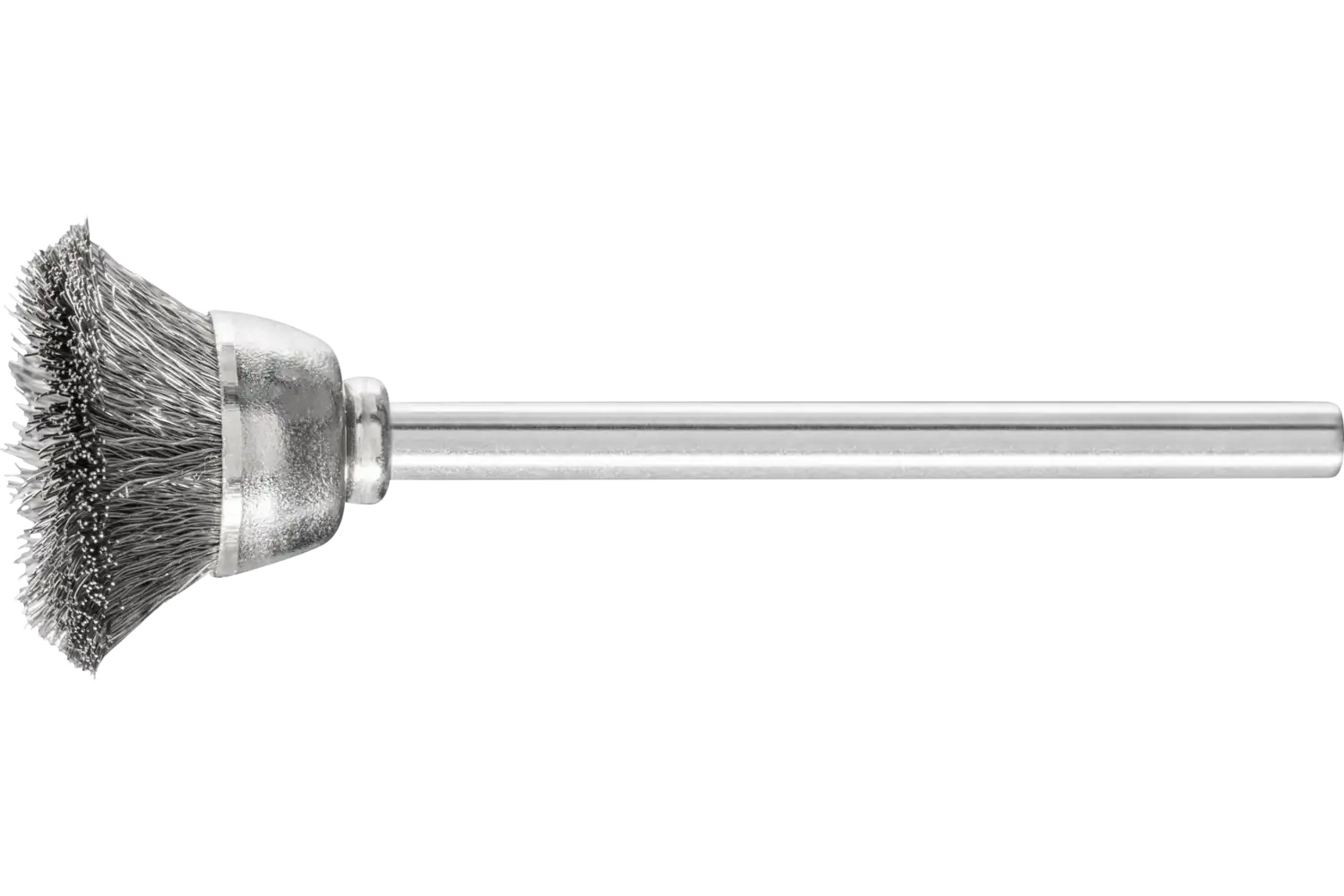 Picture of Pferd Miniature Cup Brush 9/16" Dia. .005 Stainless Steel